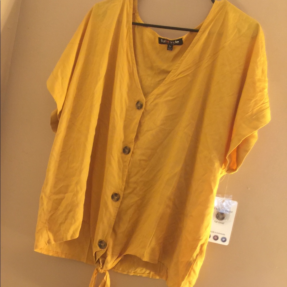 Mustard blouse